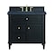 James Martin Vanities 36'' Single Vanity, Black Onyx w/ 3 CM Charcoal Soapstone Quartz Top 424-V36-BKO-3CSP - alternate 1